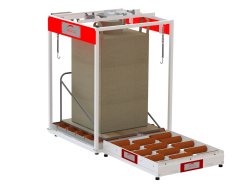 Balança automática para big bag com bancal de rolos - BBR