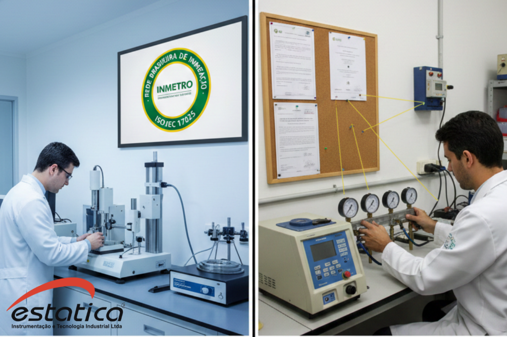 Diferença entre calibração RBC e Rastreável